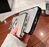 Eiroo Luxury Clear iPhone 7 / 8 Kamera Korumal Mavi Silikon Klf - Resim 1