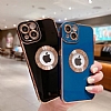 Eiroo Luxury Protection iPhone 14 Plus Kamera Korumal Lacivert Silikon Klf - Resim: 3