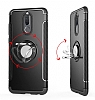 Eiroo Mage Fit Huawei Mate 10 Lite Standl Ultra Koruma Siyah Klf - Resim: 2