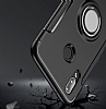 Eiroo Mage Fit Huawei P20 Lite Standl Ultra Koruma Siyah Klf - Resim 2