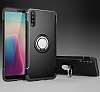 Eiroo Mage Fit Huawei P20 Pro Standl Ultra Koruma Siyah Klf - Resim: 6