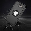 Eiroo Mage Fit Samsung Galaxy J5 Prime Standl Ultra Koruma Siyah Klf - Resim: 6