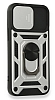 Eiroo Magnet Lens iPhone 11 Pro Max Ultra Koruma Silver Klf - Resim 2
