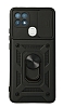 Eiroo Magnet Lens Oppo A15 / A15s Ultra Koruma Siyah Klf