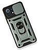 Eiroo Magnet Lens iPhone 13 Pro Max 6.7 in Ultra Koruma Yeil Klf - Resim: 1