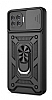 Eiroo Magnet Lens Oppo Reno4 Lite Ultra Koruma Siyah Klf