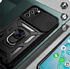 Eiroo Magnet Lens Samsung Galaxy Note 20 Sper Koruma Lacivert Klf - Resim 4