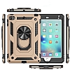 Eiroo Magnet Ring Apple iPad Mini 4 / Mini 5 Standl Ultra Koruma Mavi Klf - Resim 1