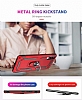Eiroo Magnet Ring Huawei Y7 Prime 2019 Ultra Koruma Siyah Klf - Resim 4