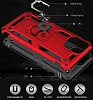 Eiroo Magnet Ring iPhone 12 / 12 Pro 6.1 in Ultra Koruma Siyah Klf - Resim: 3
