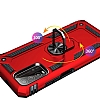 Eiroo Magnet Ring iPhone 13 Pro Max Ultra Koruma Lacivert Klf - Resim: 5