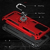 Eiroo Magnet Ring iPhone 13 Pro Max Ultra Koruma Lacivert Klf - Resim: 4