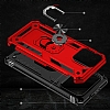 Eiroo Magnet Ring iPhone 15 Pro Max Ultra Koruma Krmz Klf - Resim: 4