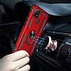 Eiroo Magnet Ring Xiaomi Mi 11 Lite Ultra Koruma Krmz Klf - Resim 3