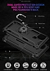 Eiroo Magnet Ring Realme C21 Ultra Koruma Siyah Klf - Resim 4