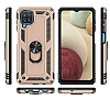 Eiroo Magnet Ring Samsung Galaxy A12 Ultra Koruma Lacivert Klf - Resim: 6