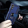 Eiroo Magnet Ring Samsung Galaxy A25 Ultra Koruma Lacivert Klf - Resim: 2