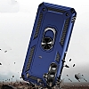Eiroo Magnet Ring Samsung Galaxy A25 Ultra Koruma Lacivert Klf - Resim 4