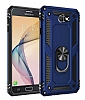 Eiroo Magnet Ring Samsung Galaxy J7 Prime / Prime 2 Ultra Koruma Lacivert Klf