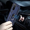 Eiroo Magnet Ring Samsung Galaxy S21 Sper Koruma Lacivert Klf - Resim: 4