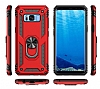 Eiroo Magnet Ring Samsung Galaxy S8 Plus Ultra Koruma Krmz Klf - Resim: 5