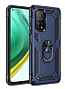 Eiroo Magnet Ring Xiaomi Mi 10T 5G Ultra Koruma Lacivert Klf
