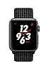 Eiroo Spor Loop Apple Watch / Watch 2 / Watch 3 Siyah Kuma Kordon (42 mm) - Resim 2
