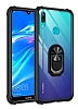 Eiroo Magnetics Huawei Y7 Prime 2019 Ultra Koruma Siyah Klf