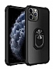 Eiroo Magnetics iPhone 11 Pro Max Ultra Koruma Siyah Klf