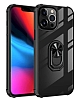Eiroo Magnetics iPhone 13 Pro Ultra Koruma Siyah Klf