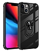 Eiroo Magnetics iPhone 13 Ultra Koruma Siyah Klf
