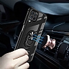 Eiroo Magnetics Samsung Galaxy M22 Ultra Koruma Siyah Klf - Resim 3