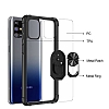Eiroo Magnetics Samsung Galaxy M31S Ultra Koruma Siyah Klf - Resim 6