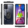 Eiroo Magnetics Samsung Galaxy M51 Ultra Koruma Siyah Klf - Resim 6