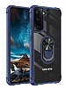Eiroo Magnetics Samsung Galaxy S21 Sper Koruma Lacivert Klf