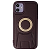 Eiroo Magneticsafe iPhone 11 Standl Mor Rubber Klf - Resim: 1