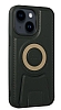 Eiroo Magneticsafe iPhone 14 Standl Yeil Rubber Klf