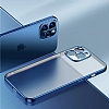 Eiroo Matte Crystal iPhone 11 Kamera Korumalı Mavi Rubber Kılıf - Resim: 4