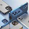 Eiroo Matte Crystal iPhone 12 Kamera Korumalı Yeşil Rubber Kılıf - Resim: 6