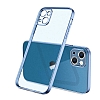 Eiroo Matte Crystal iPhone 13 Kamera Korumal Mavi Rubber Klf