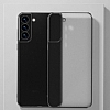 Eiroo Matte Crystal Samsung Galaxy S21 Siyah Rubber Kılıf - Resim: 1