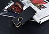 Eiroo Matte Fit iPhone X / XS Gold Kenarl Siyah Silikon Klf - Resim: 1