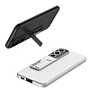 Eiroo Matte Slim Samsung Galaxy S23 Standl Siyah Rubber Klf - Resim: 5