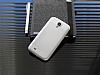Eiroo Maxfit Samsung i9500 Galaxy S4 Ultra nce Silver Rubber Klf - Resim 3
