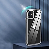 Eiroo Metal Serisi iPhone 11 Silikon Kenarl effaf Rubber Klf - Resim 10