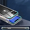Eiroo Metal Serisi iPhone 11 Silikon Kenarl effaf Rubber Klf - Resim: 4