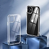 Eiroo Metal Serisi iPhone 11 Silikon Kenarl effaf Rubber Klf - Resim: 1