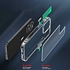 Eiroo Metal Serisi iPhone 13 Pro Max Silikon Kenarl effaf Rubber Klf - Resim: 8