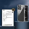 Eiroo Metal Serisi iPhone 13 Pro Max Silikon Kenarl effaf Rubber Klf - Resim: 12