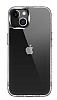 Eiroo Metal Serisi iPhone 13 Silikon Kenarl effaf Rubber Klf